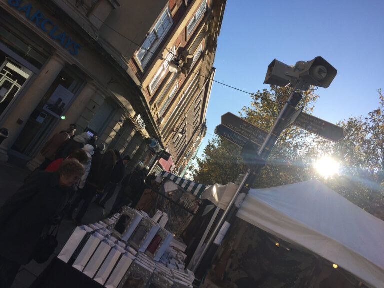 Christmas market goers kept informed