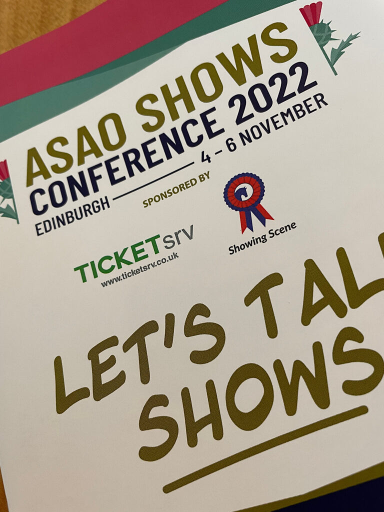 A visit to the Royal Highland Showground for the ASAO Annual Conference